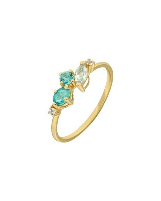 Bony Levy Blue Paraiba Topaz Cluster Stackable Ring (Nordstrom Exclusive)