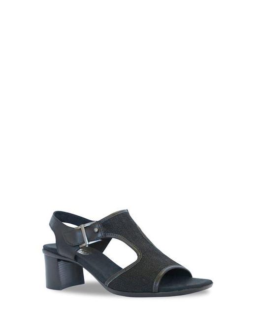 Munro Blue Wallis Peep-Toe Sandal