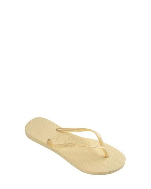 Havaianas Natural Slim Flip Flop