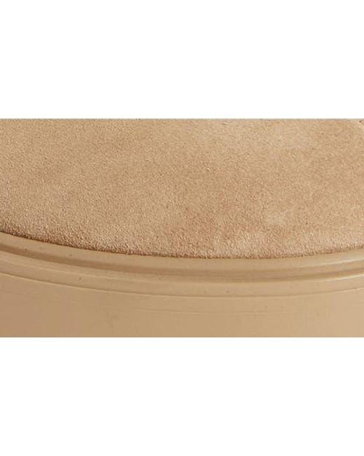 Prada Natural Zip Front Lug Bootie