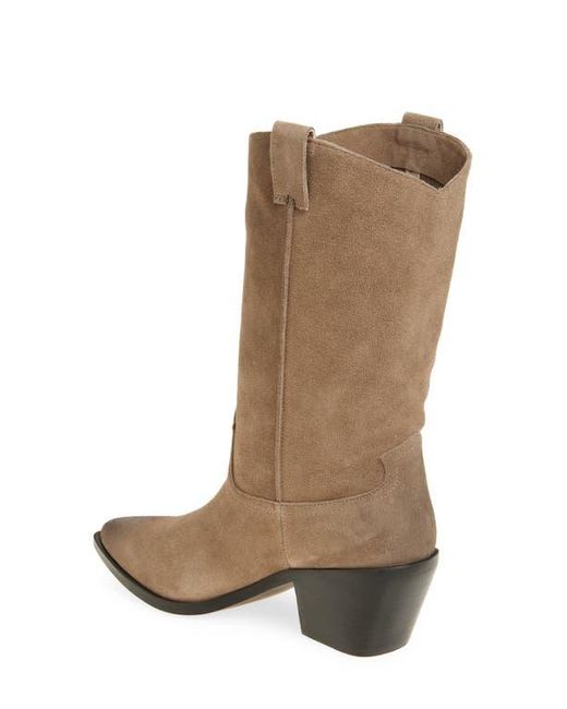 Steve Madden Brown Stetson Suede Western Boot