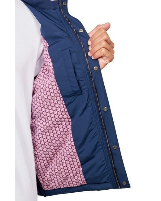 Con.struct Blue Slim Fit Solid Hybrid Field Jacket for men