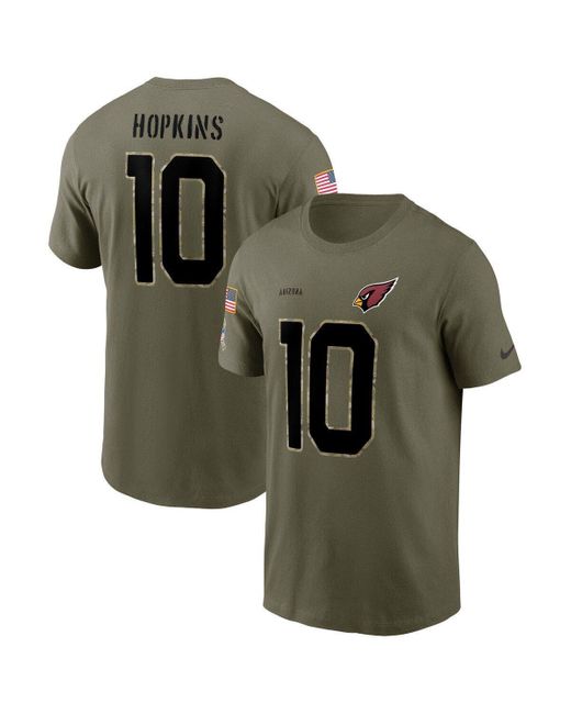 Men's Nike DeAndre Hopkins Black Arizona Cardinals Name & Number T-Shirt