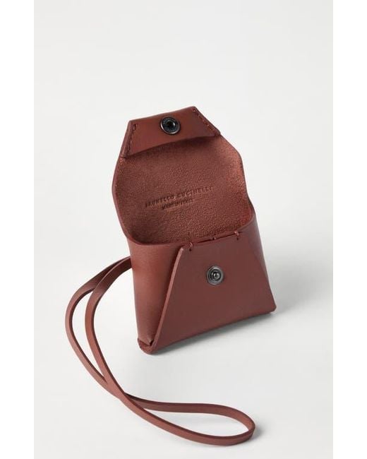 Brunello Cucinelli Red Calfskin Bag Charm
