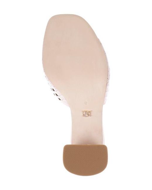 Badgley Mischka Pink Omni Laser-Cut Heart Sandal