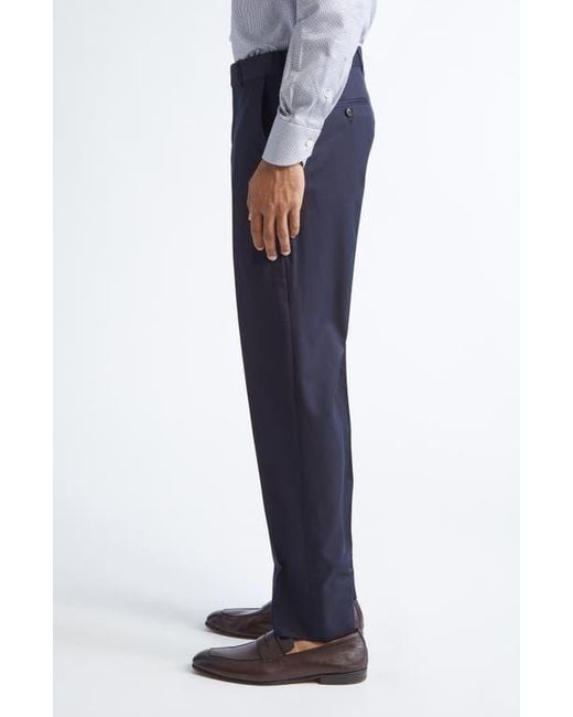 Zegna Blue Centoventimilia Wool Trousers for men