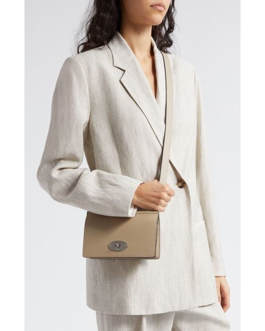 Mulberry Small Antony East/west Leather Crossbody Bag in Natural Lyst
