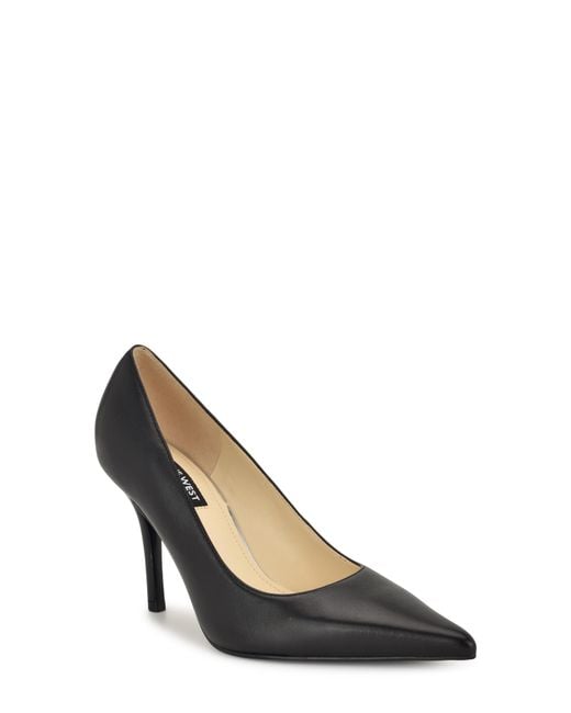 Nine West Black Gemmha Pointed Toe Pump