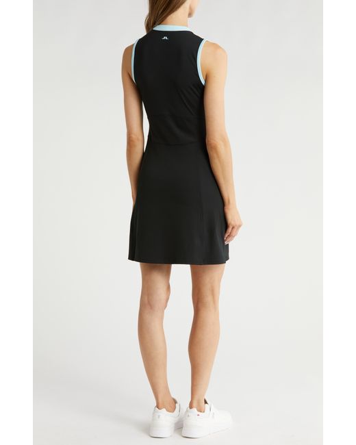 J.Lindeberg Black Ebony Jersey Two-piece Dress & Shorts