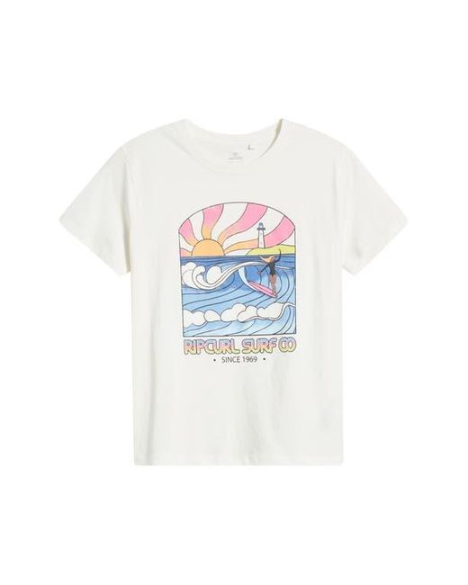 Rip Curl White Stringers Standard Graphic T-Shirt