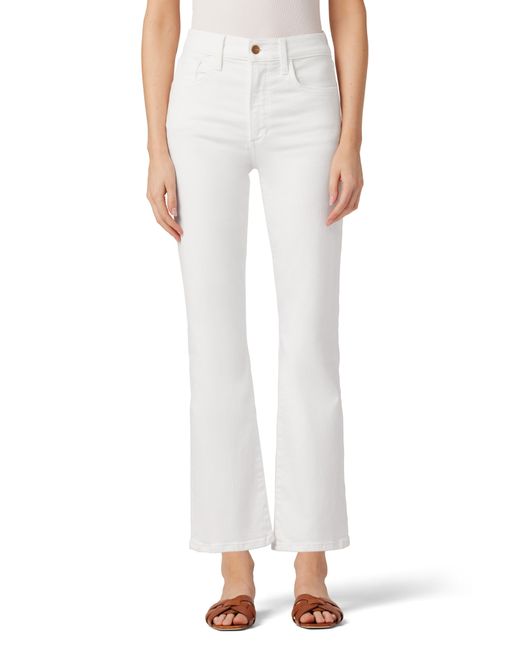 Joe's The Callie High Waist Ankle Bootcut Jeans in White | Lyst