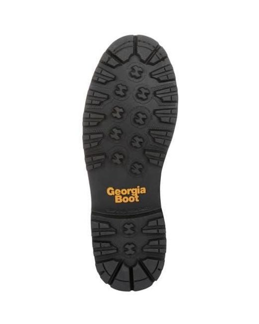 Georgia Boot Black Amp Lt Logger Composite Toe Waterproof Work Boot for men