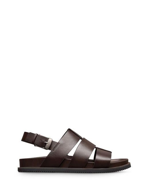 Allen Edmonds Brown Damien Fisherman Sandal for men