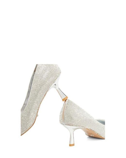 Dune White Bellas Pointed Toe Pump