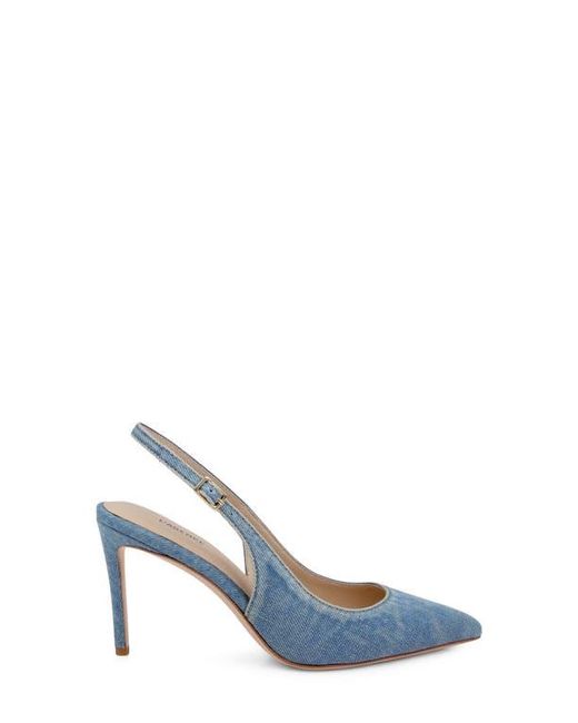 L'Agence Blue Vichy Slingback Pump