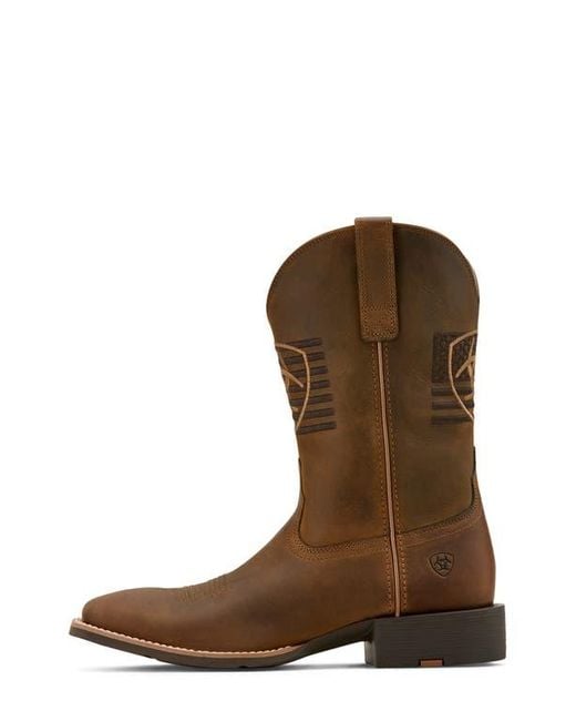Ariat Brown Sport Freedom Western Boot for men