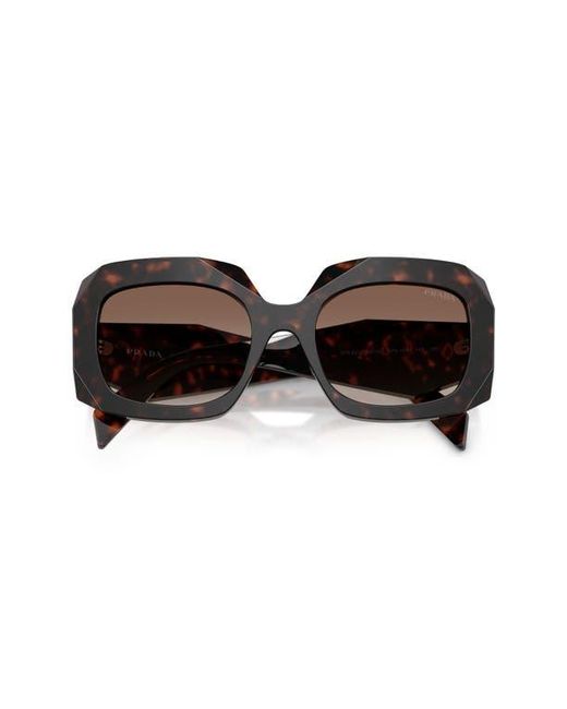 Prada Black 54Mm Square Sunglasses