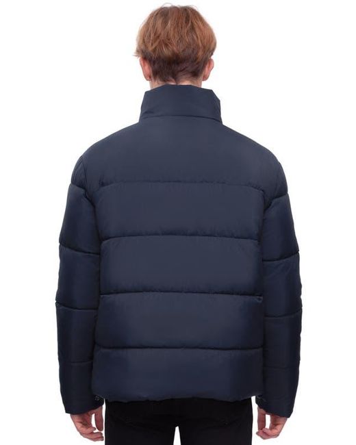 Rokka&Rolla Blue Lightweight Modern Puffer Jacket for men
