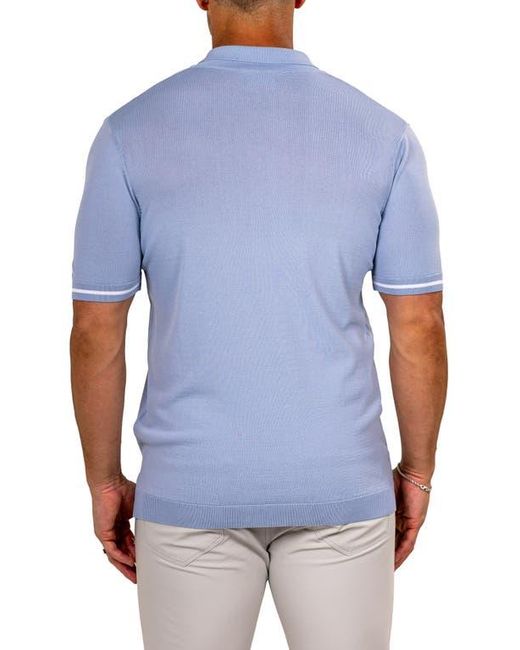 Maceoo Blue Marthy Polo for men