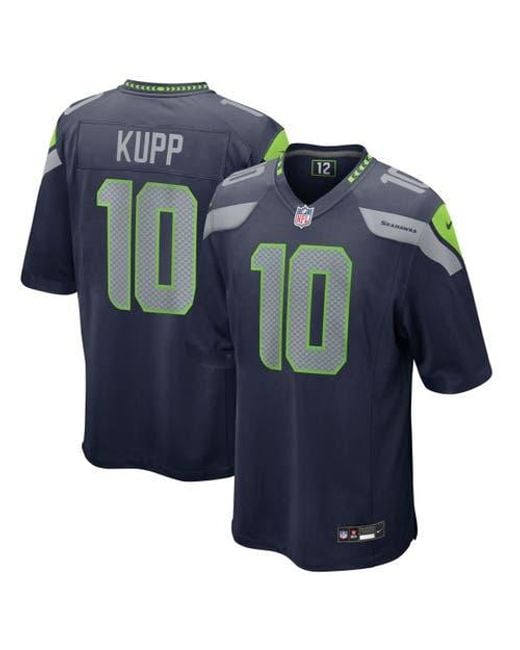 Nike Blue Cooper Kupp Seattle Seahawks Team Game Jersey for men
