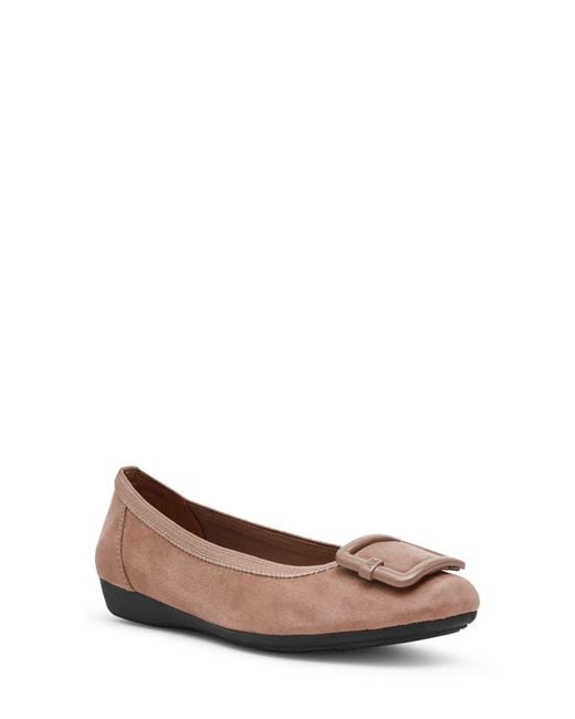 Anne Klein Brown Umari Ballet Flat