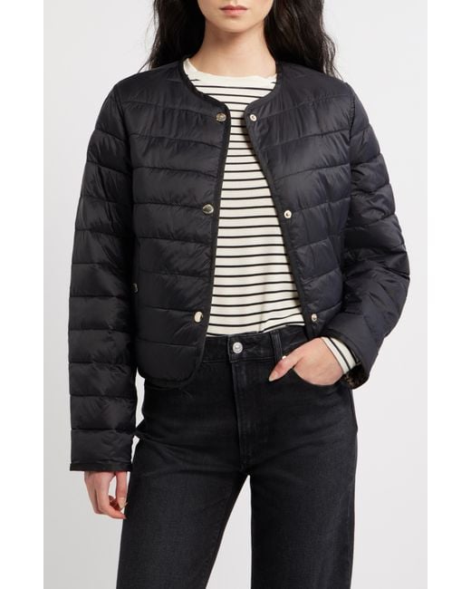 Michael Kors Black Reversible Quilted Jacket