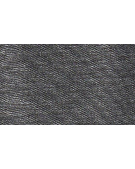 Bugatchi Gray Flat Front Knit Wool Blend Chinos for men