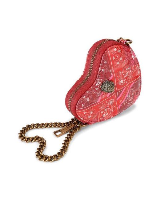 Kurt Geiger Red Micro Heart Crossbody Bag