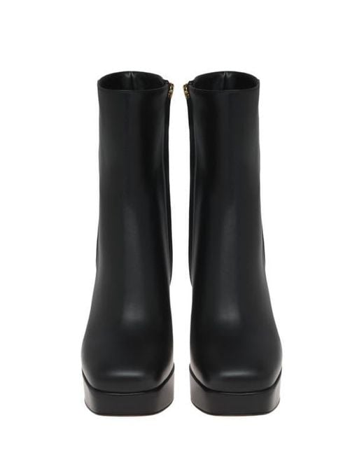 Gianvito Rossi Black Daisen Booties