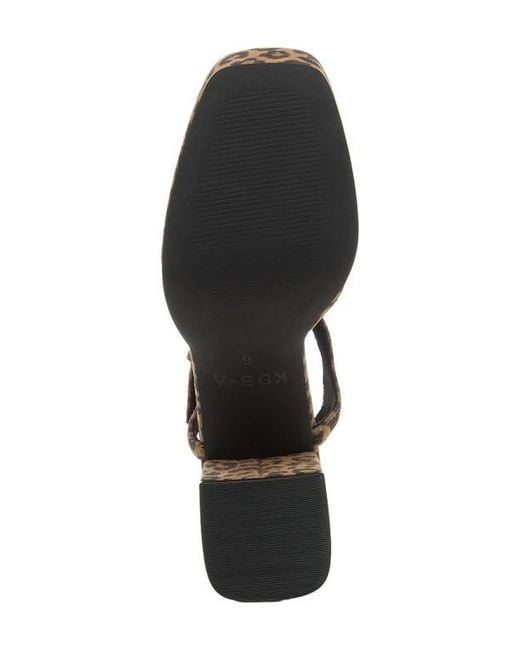 Kelsi Dagger Brooklyn Brown Edna Ankle Strap Platform Pump