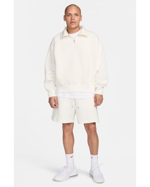 Nike White Sportswear Tech Fleece Shorts for men