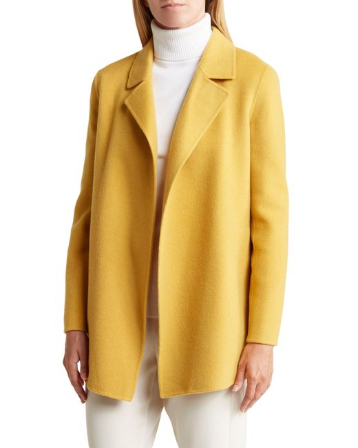Theory Yellow Sileena New Divide 2 Wool & Cashmere Coat