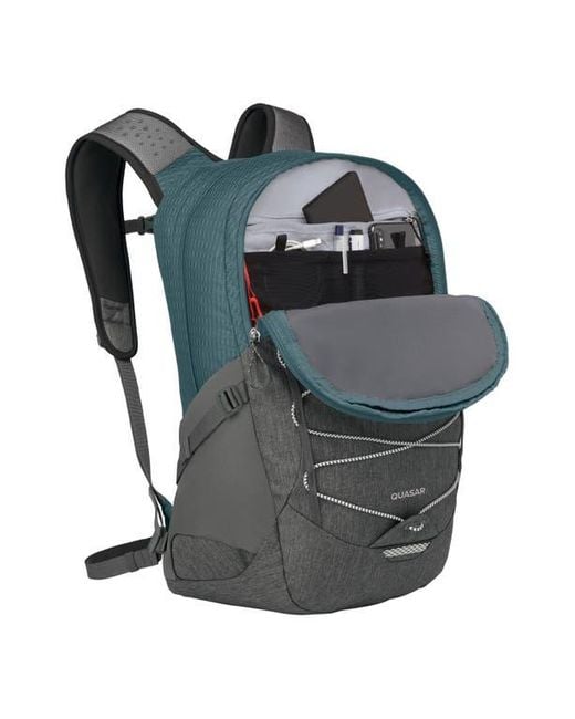 Osprey Gray Quasar 26-Liter Backpack for men