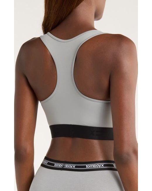 TOMBOYX Gray Racerback Compression Top