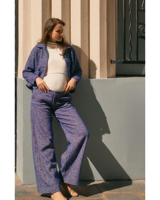 Cache Coeur Purple Kate Maternity Pants