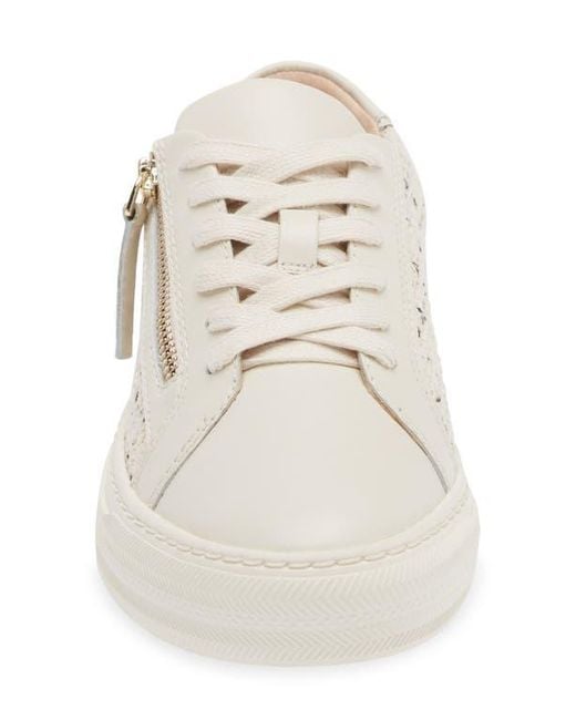 Frankie Women's White Billie Zip Sneaker