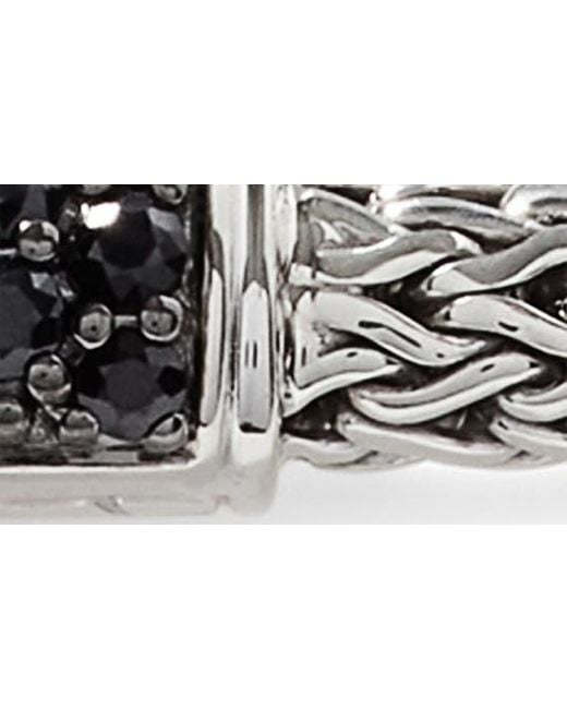 John Hardy Black Icon Pavé Sapphire Chain Bracelet At Nordstrom