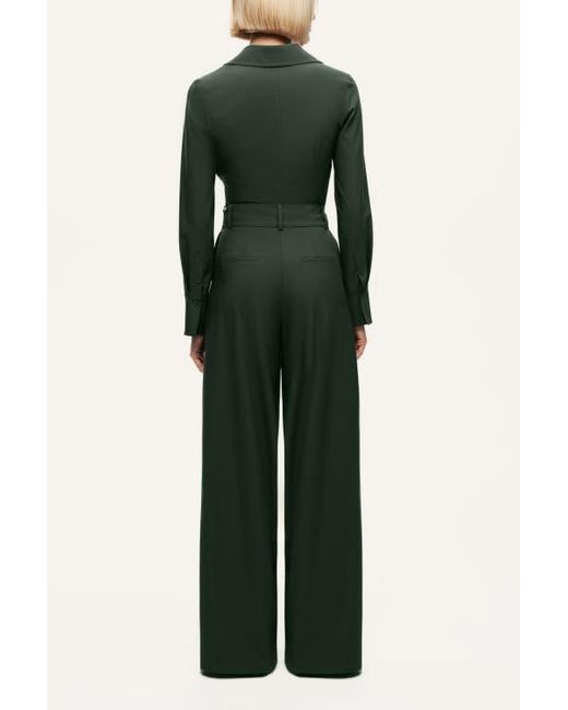 Nocturne Green Sculpted Deep-V Corset Blouse