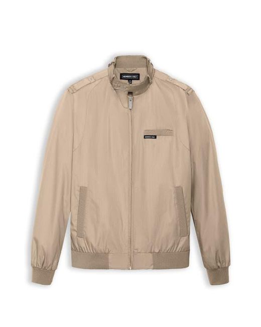 Members Only Green Classic Iconic Racer Jacket for men
