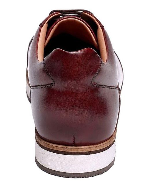 A. Veer Red Brooklyn Sneaker for men