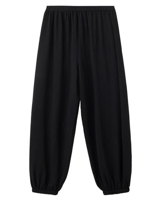 Mango Black Lalala Cuffed Pants