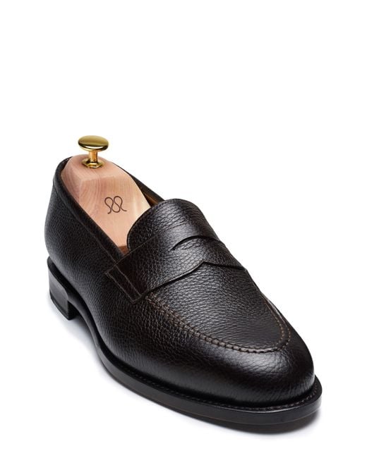 Morjas Black The Penny Loafer for men