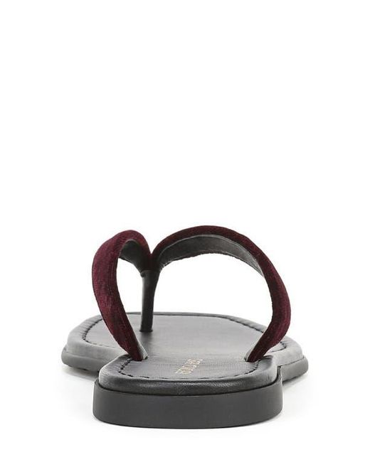 Veronica Beard Black Clea Flip Flop