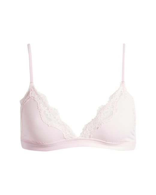 Skims Pink Fits Everybody Lace Triangle Bralette
