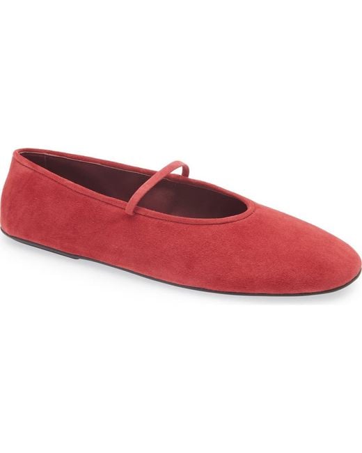 Jeffrey Campbell Red Dancerina Mary Jane Ballet Flat