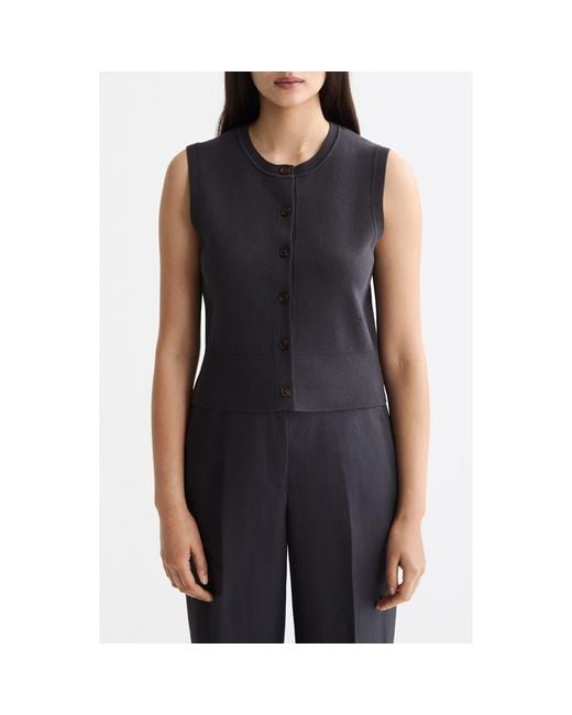 Scotch & Soda Black Spencer Sleeveless Sweater