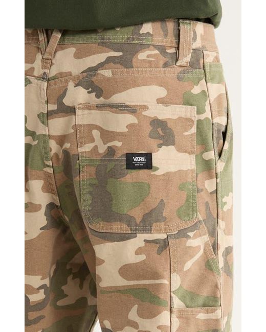 Vans Multicolor Drill Chore Camo Print Cotton Pants for men