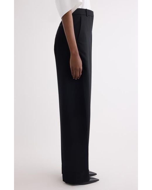 Givenchy Black Cocoon Wool Grain De Poudre Pants