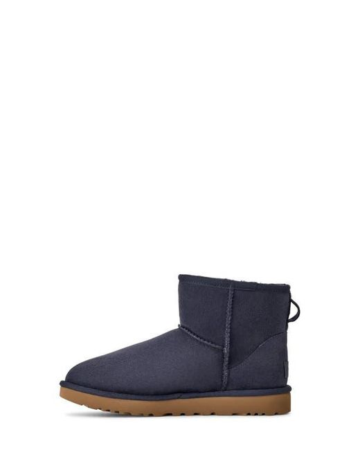 Ugg Blue Ugg Classic Mini Ii Genuine Shearling Lined Boot
