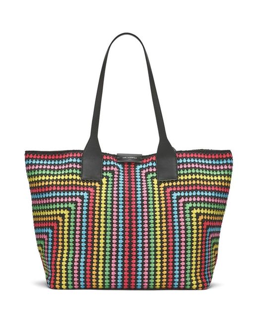 Karl Lagerfeld Red Henriette Tote